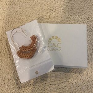 C & C California Raffia Earrings